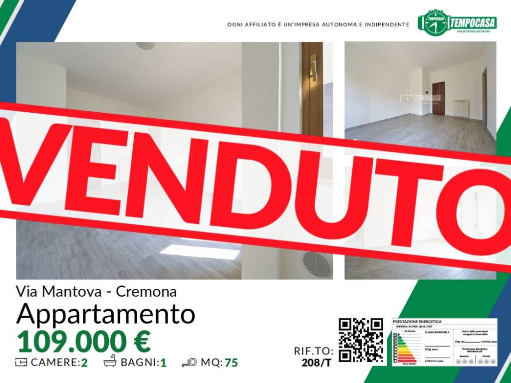 appartamento in vendita a Cremona in zona Via Mantova