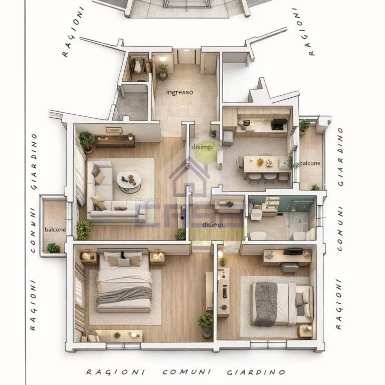 appartamento in vendita a Cremona