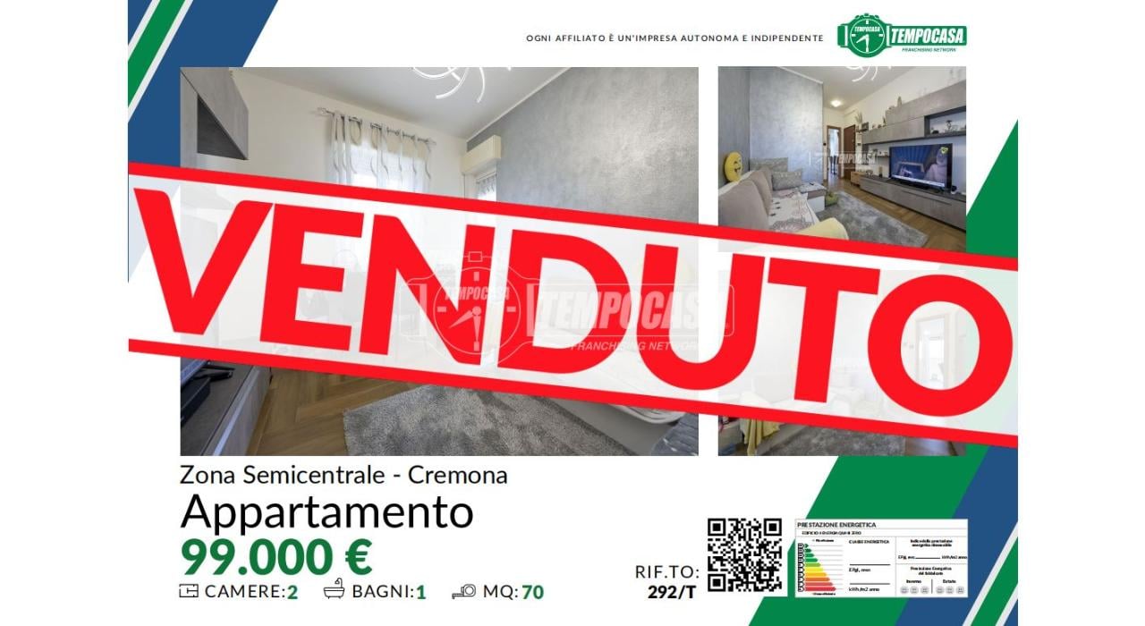 appartamento in vendita a Cremona in zona Via del Giordano
