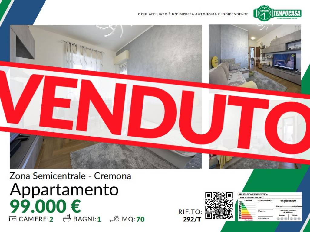 appartamento in vendita a Cremona in zona Via del Giordano