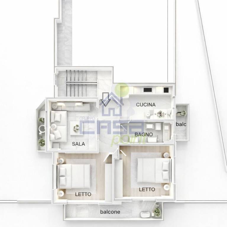 appartamento in vendita a Cremona in zona Maristella