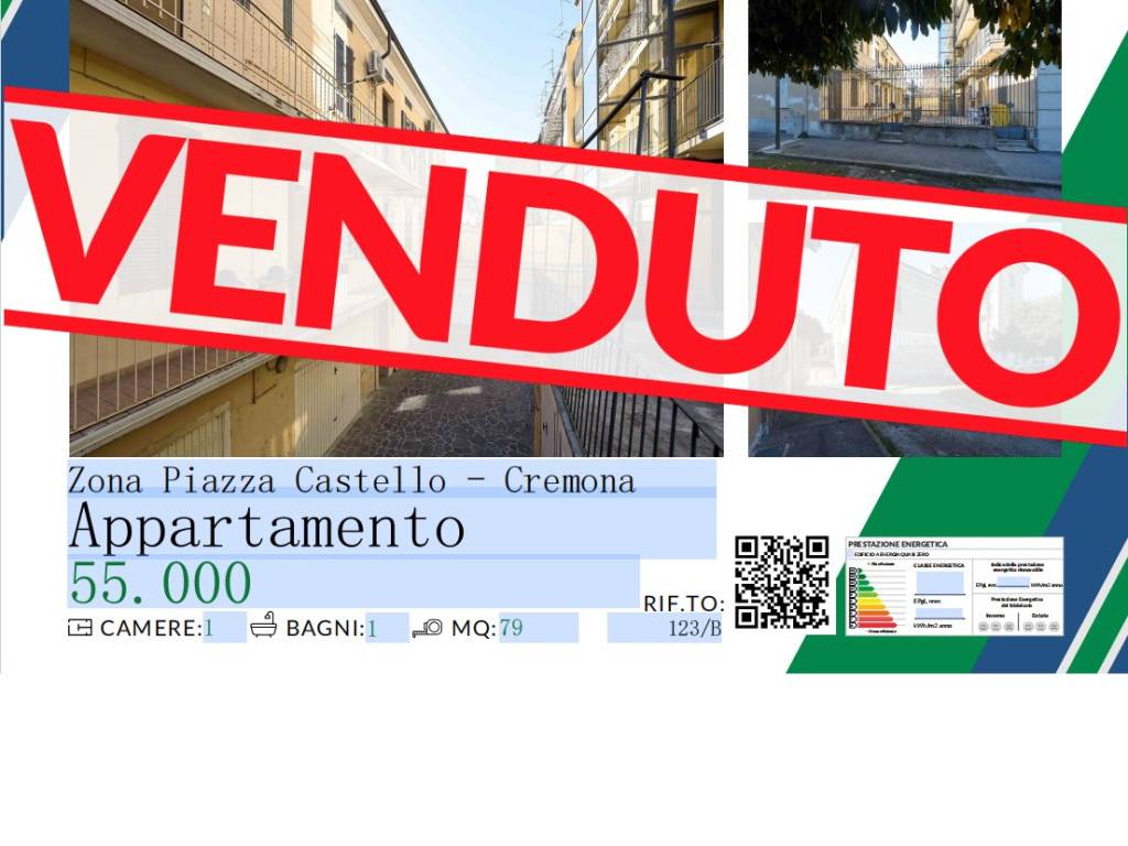 appartamento in vendita a Cremona in zona Piazza Castello