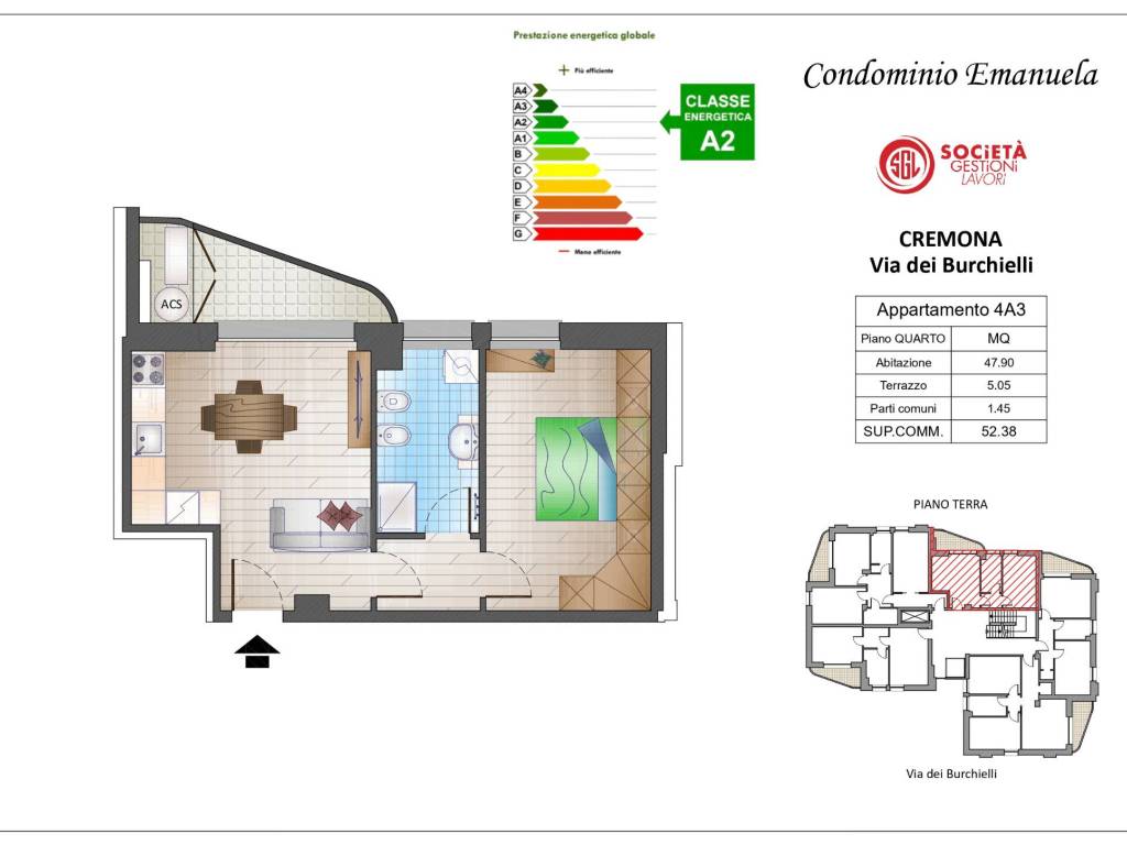 appartamento in vendita a Cremona in zona Viale Po