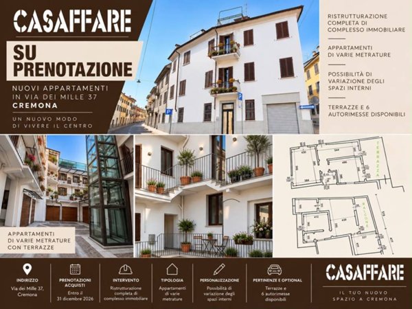 appartamento in vendita a Cremona in zona Piazza Castello
