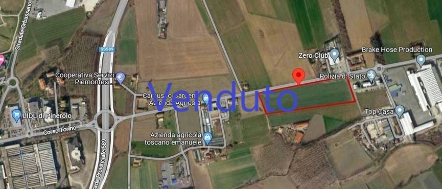 terreno agricolo in vendita a Pinerolo in zona Riva