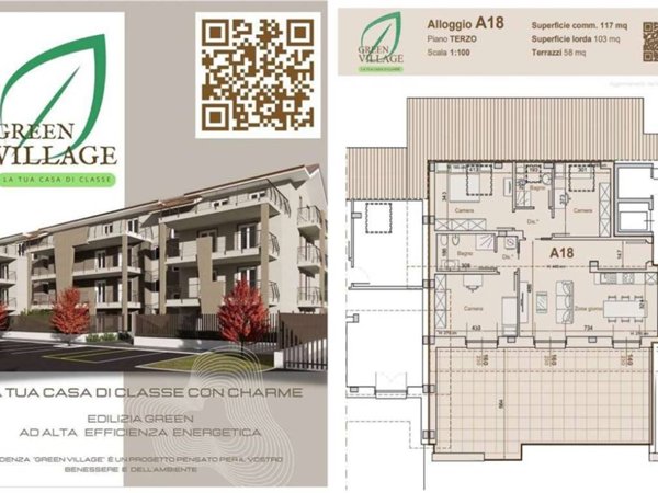 appartamento in vendita a Pinerolo in zona Abbadia Alpina