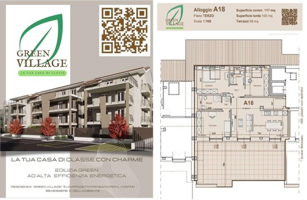 appartamento in vendita a Pinerolo in zona Abbadia Alpina