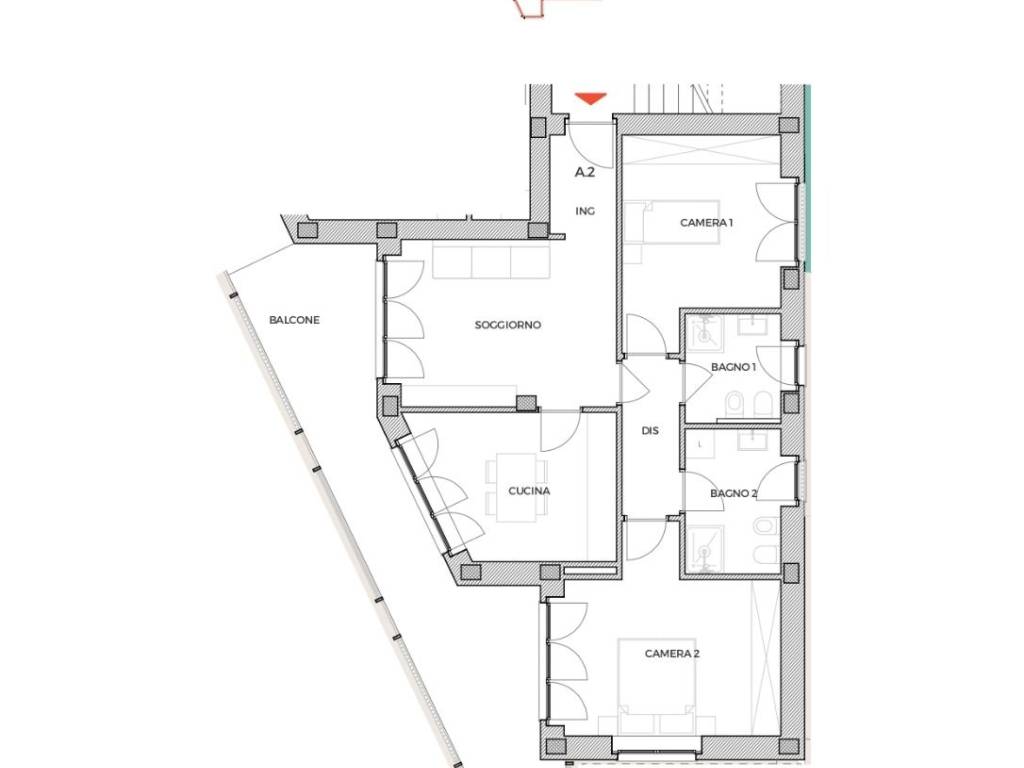 appartamento in vendita a Pinerolo