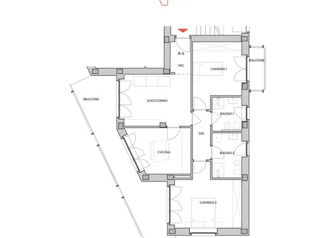 appartamento in vendita a Pinerolo