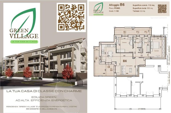 appartamento in vendita a Pinerolo in zona Abbadia Alpina