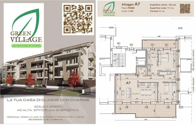 appartamento in vendita a Pinerolo in zona Abbadia Alpina