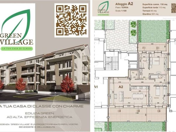 appartamento in vendita a Pinerolo in zona Abbadia Alpina