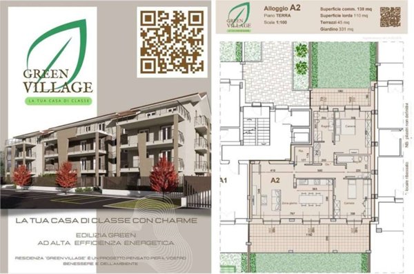 appartamento in vendita a Pinerolo in zona Abbadia Alpina