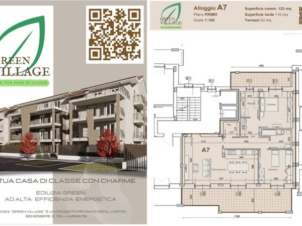 appartamento in vendita a Pinerolo in zona Abbadia Alpina