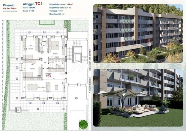 appartamento in vendita a Pinerolo