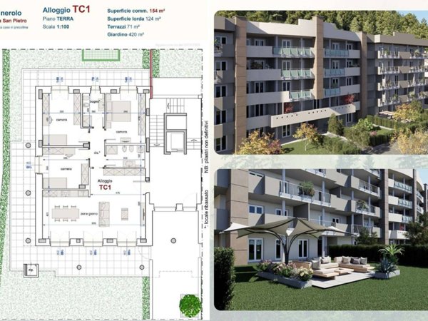 appartamento in vendita a Pinerolo