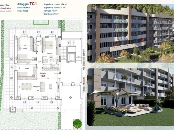 appartamento in vendita a Pinerolo