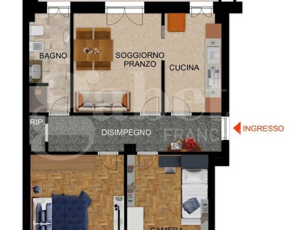 appartamento in vendita a Pinerolo