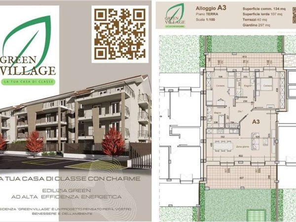 appartamento in vendita a Pinerolo in zona Abbadia Alpina