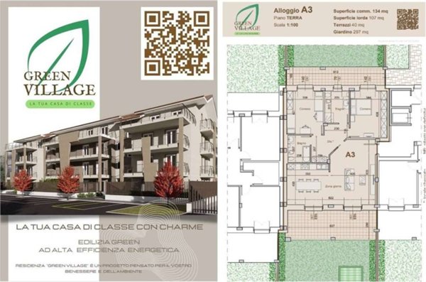 appartamento in vendita a Pinerolo in zona Abbadia Alpina