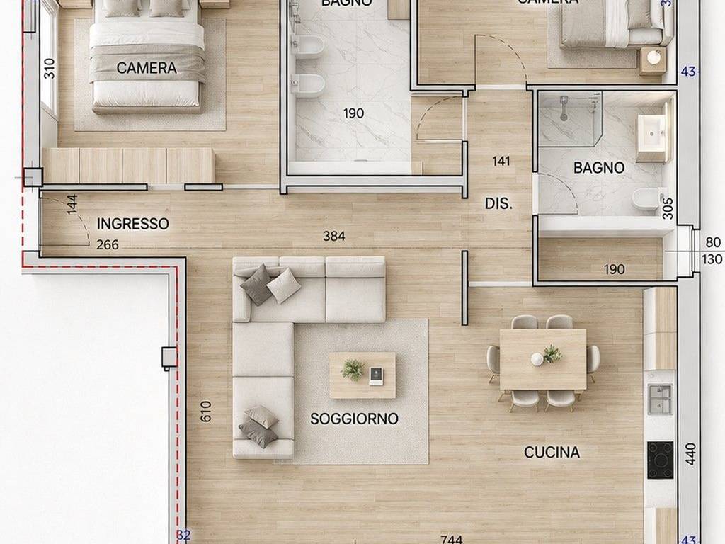 appartamento in vendita a Pinerolo