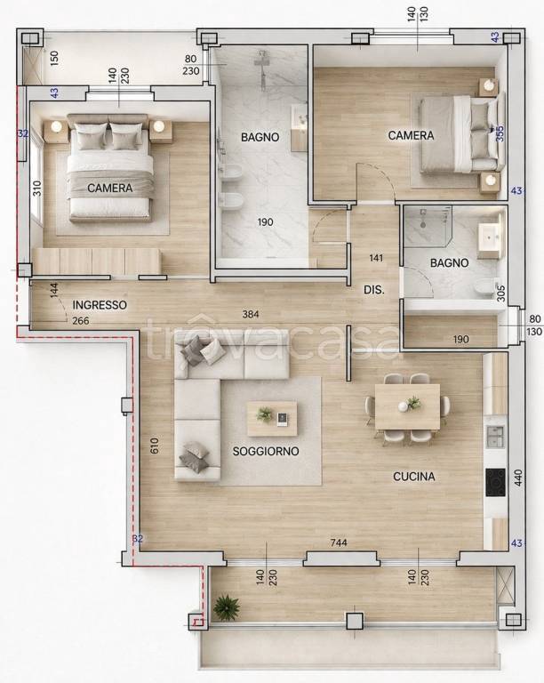 appartamento in vendita a Pinerolo