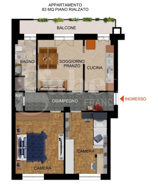 appartamento in vendita a Pinerolo