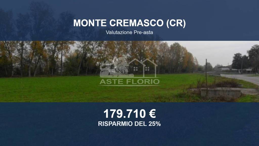 terreno agricolo in vendita a Monte Cremasco