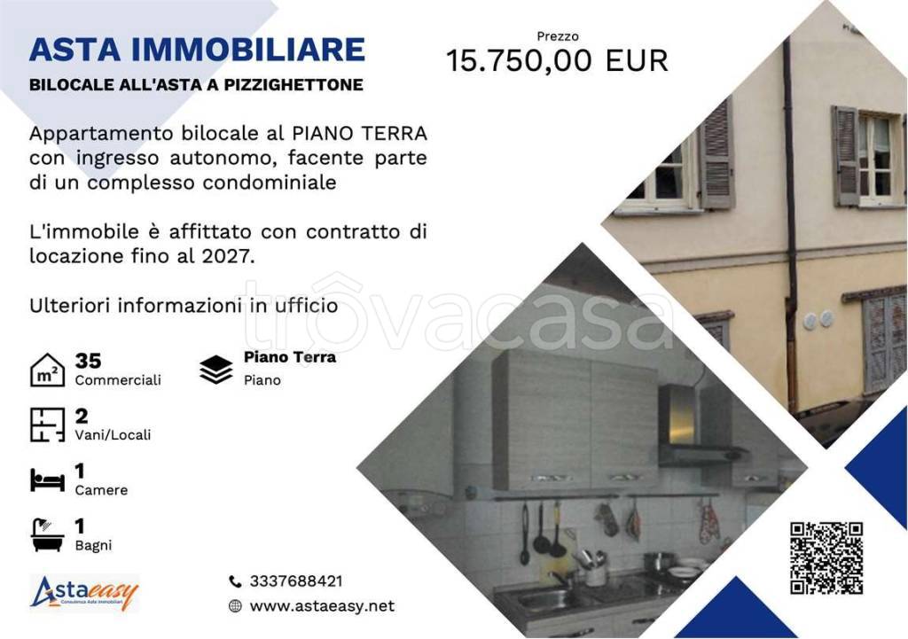 appartamento in vendita a Pizzighettone