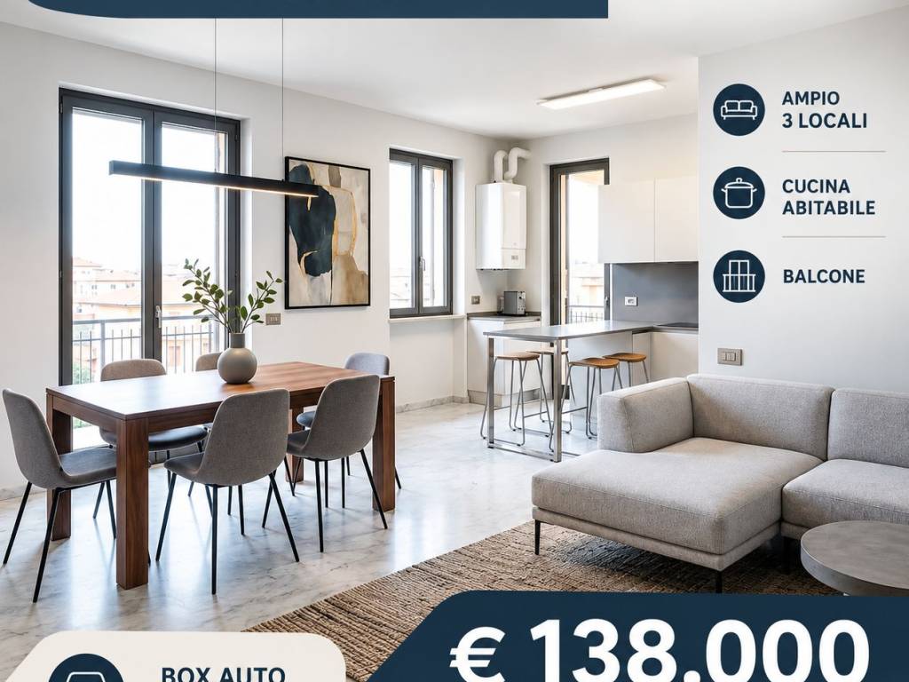 appartamento in vendita a Rivolta d'Adda