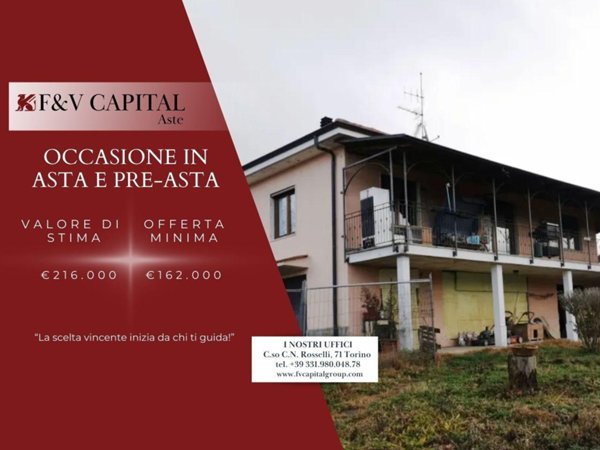 appartamento in vendita a Rivalba