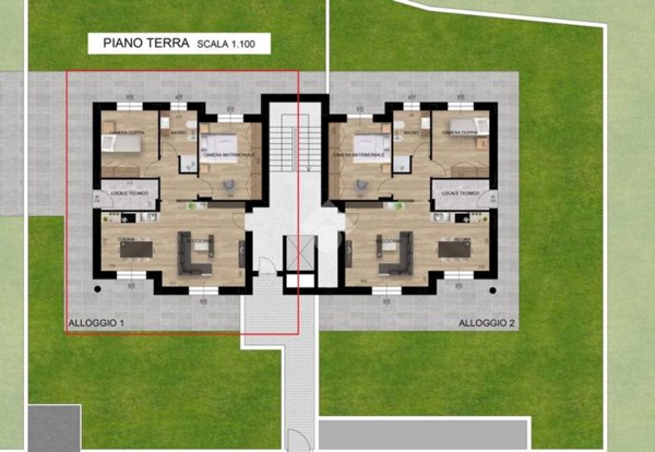 appartamento in vendita a Rivalta di Torino