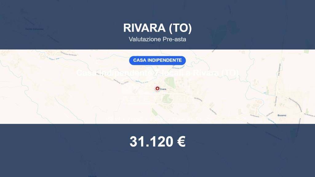casa indipendente in vendita a Rivara