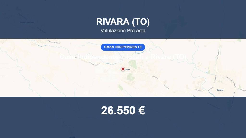 casa indipendente in vendita a Rivara