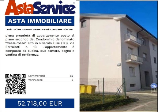 appartamento in vendita a Rivarolo Canavese