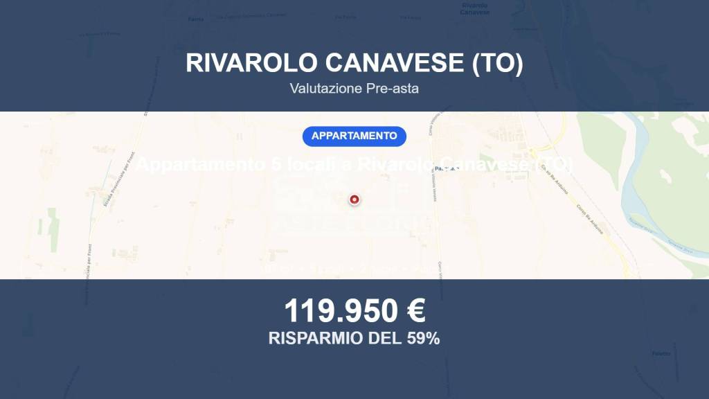 appartamento in vendita a Rivarolo Canavese in zona Pasquaro