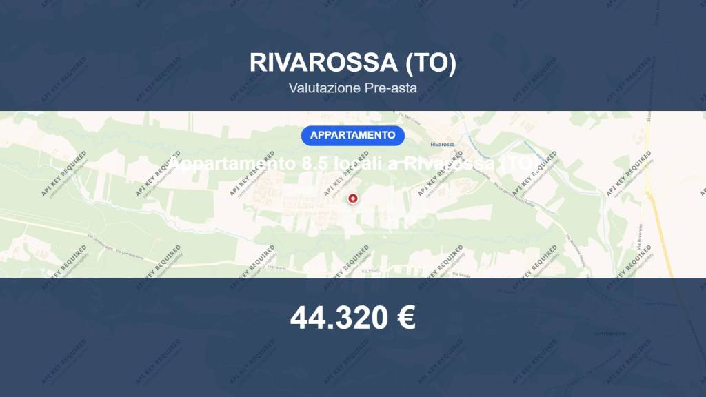 appartamento in vendita a Rivarossa