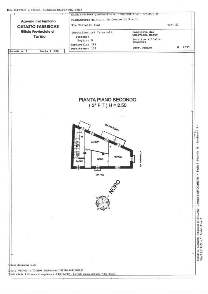 appartamento in vendita a Rivoli