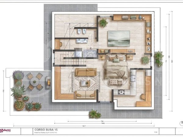 attico in vendita a Rivoli