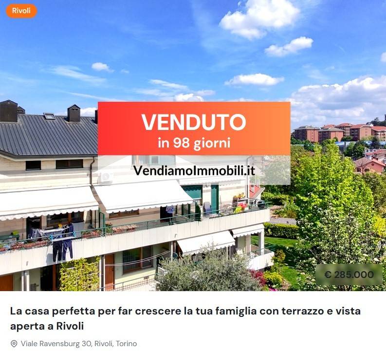 appartamento in vendita a Rivoli in zona Tetti Neirotti