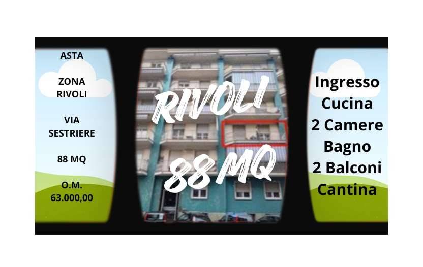 appartamento in vendita a Rivoli in zona Cascine Vica