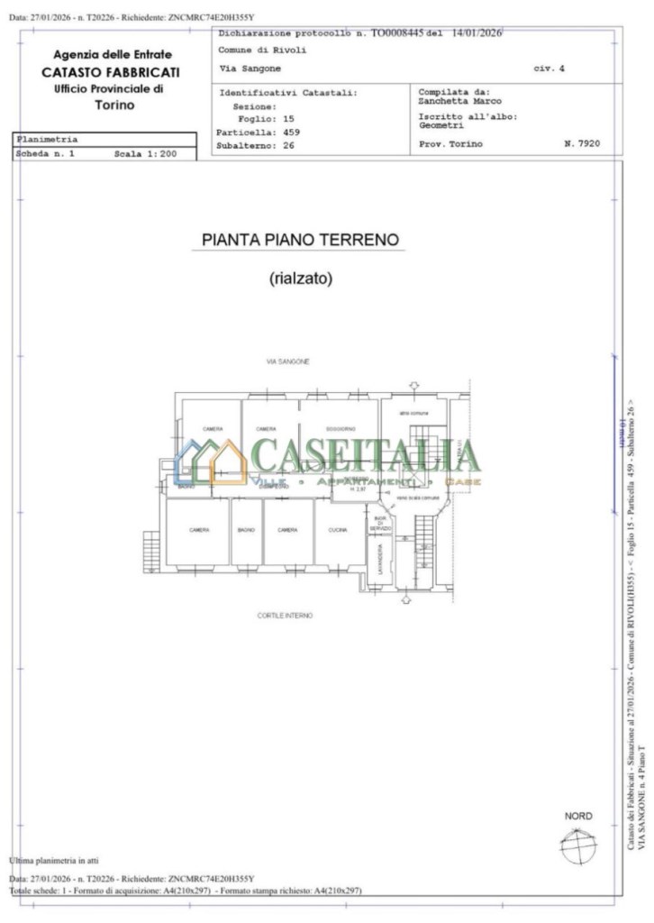 appartamento in vendita a Rivoli