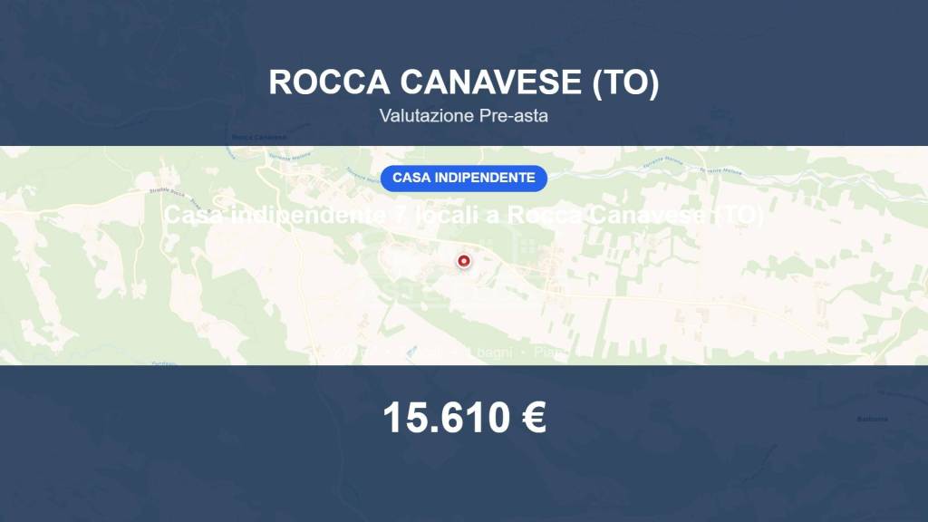 casa semindipendente in vendita a Rocca Canavese