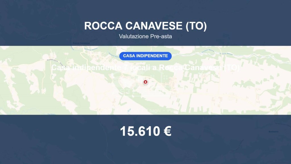 casa indipendente in vendita a Rocca Canavese