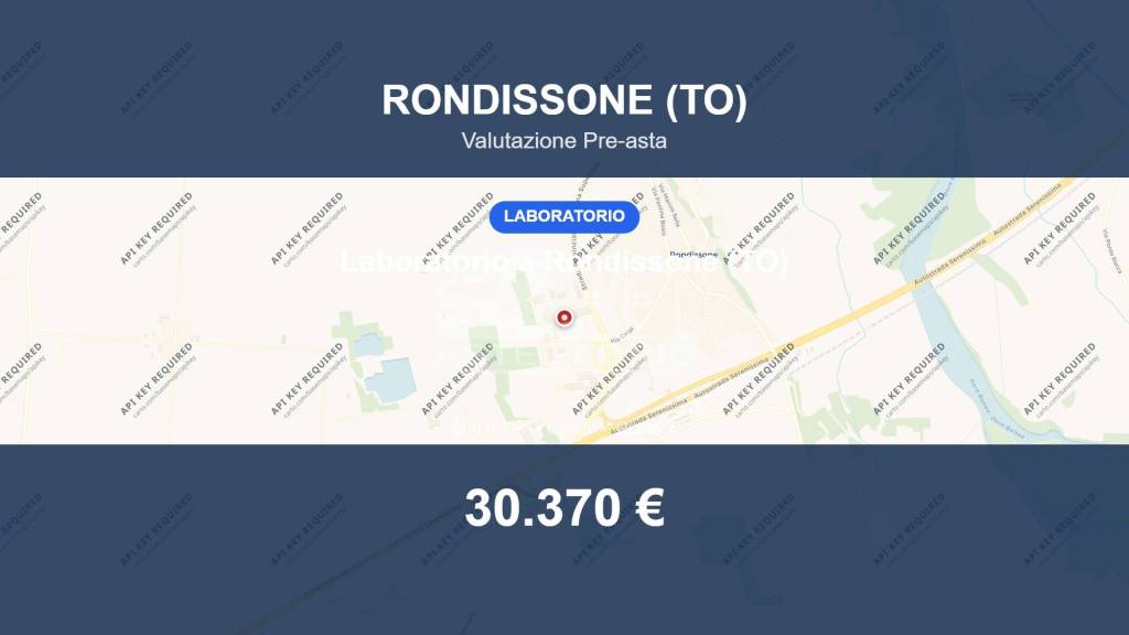 locale commerciale in vendita a Rondissone