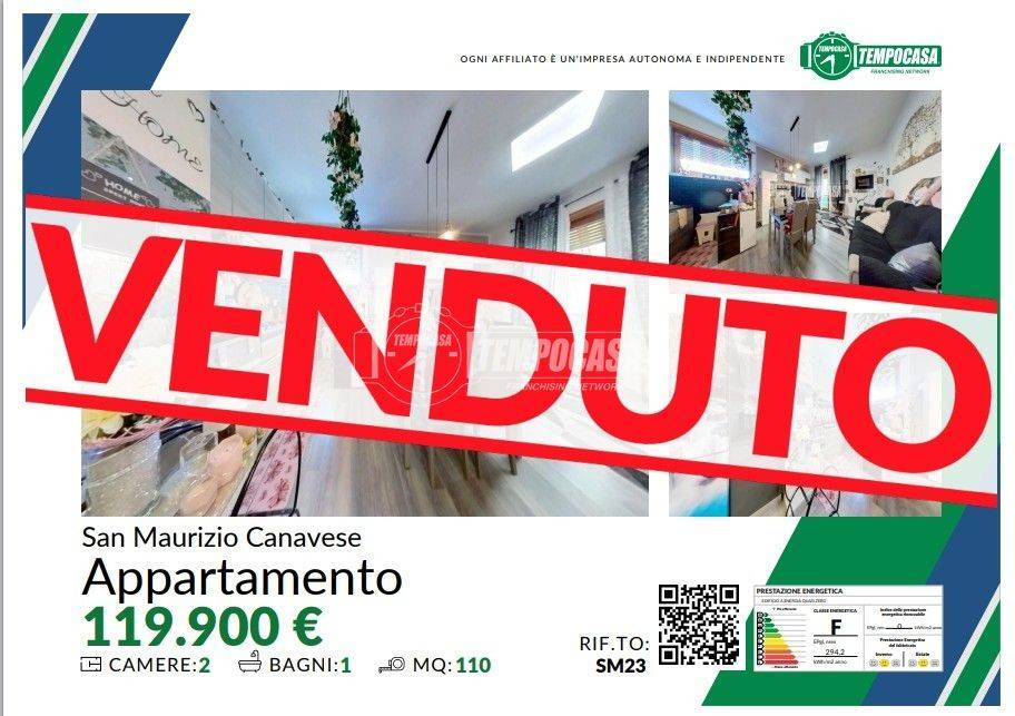 appartamento in vendita a San Maurizio Canavese