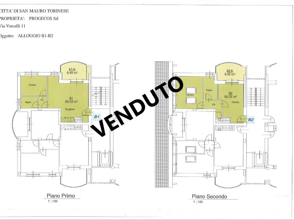 appartamento in vendita a San Mauro Torinese