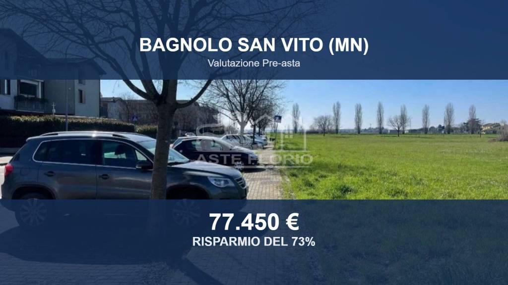 terreno agricolo in vendita a Bagnolo San Vito in zona San Biagio