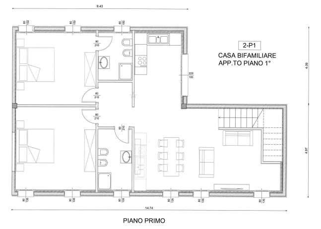 appartamento in vendita a Curtatone