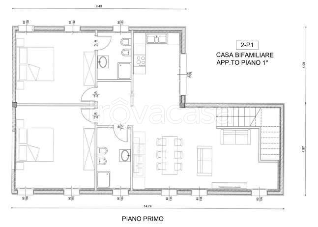 appartamento in vendita a Curtatone